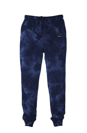 mo.be navy Crystal Tie Dye Joggers