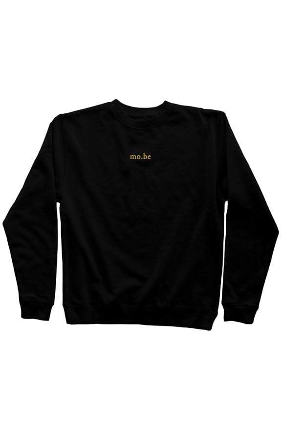 mo.be embroidered midweight sweatshirt. 