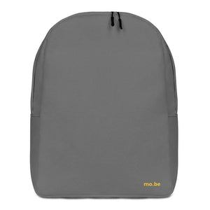 mo.be grey minimalist backpack - mo.be