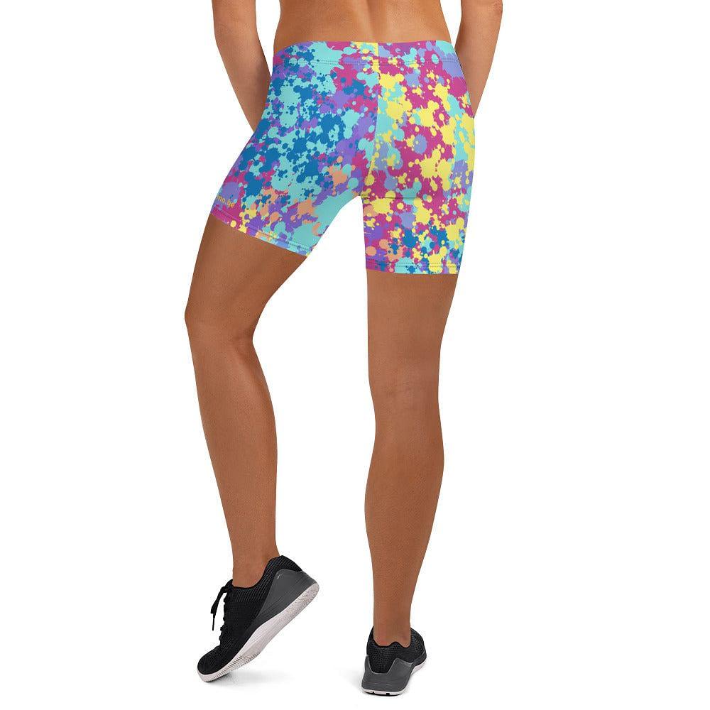 splash of color women's shorts - mo.be