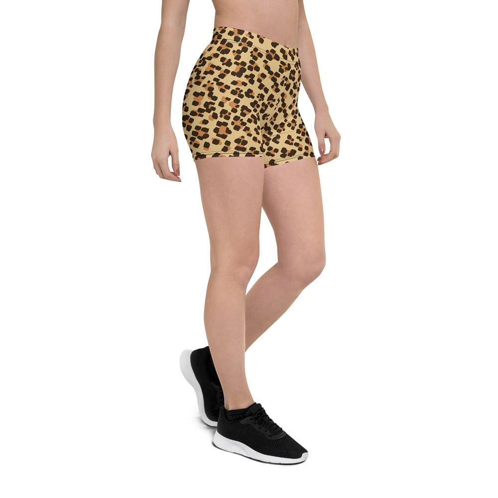 women's leopard shorts - mo.be