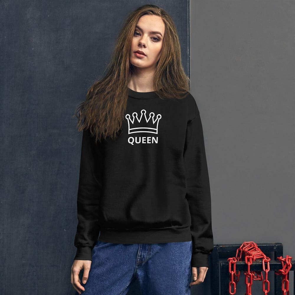 women's queen sweatshirt - mo.be