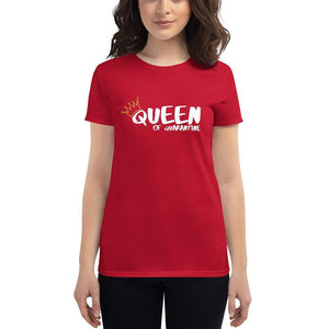 queen of quarantine women's t-shirt - mo.be