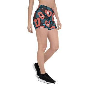 women's cheeta print shorts - mo.be