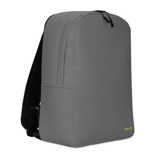 mo.be grey minimalist backpack - mo.be