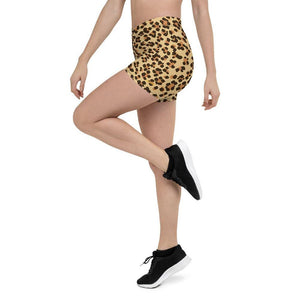 women's leopard shorts - mo.be