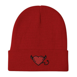 deavil heart beanie - mo.be