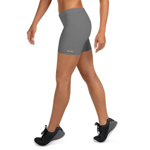 mo.be.fit grey women's shorts - mo.be