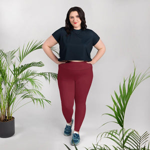 red mo.be curve leggings - mo.be