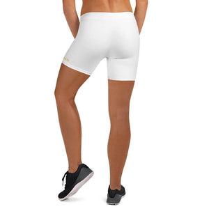 mo.be.fit women's white shorts - mo.be