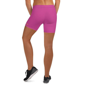 mo.be.fit hot pink women's shorts - mo.be