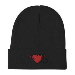 deavil heart beanie - mo.be