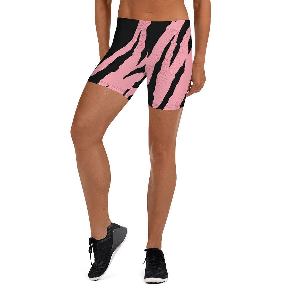 women's pink tiger shorts - mo.be