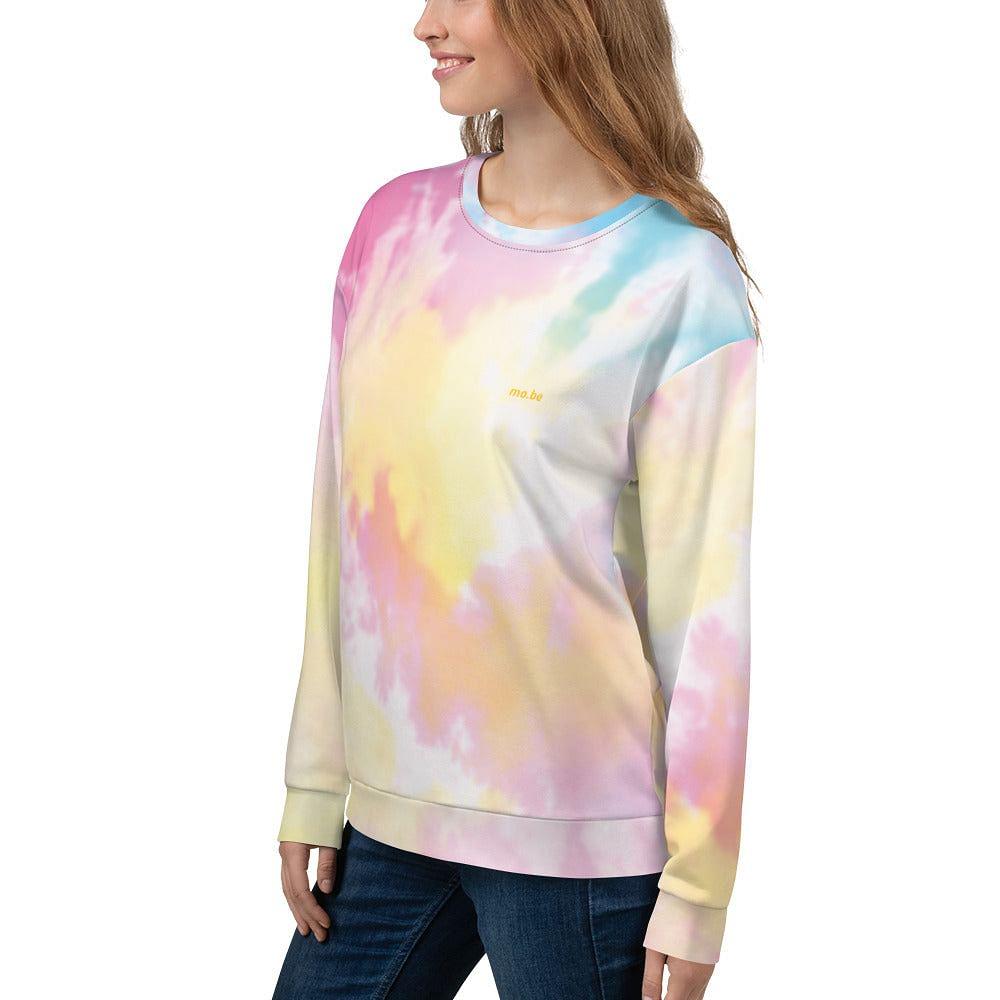 Women's Tie Dye Print Sweatshirt - mo.be