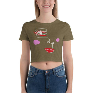 wired emotions women's crop top - mo.be