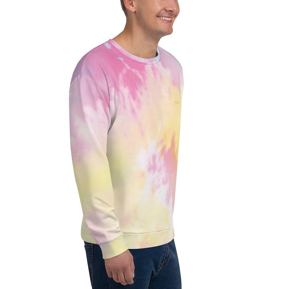 Men's Tie Dye Print Sweatshirt - mo.be
