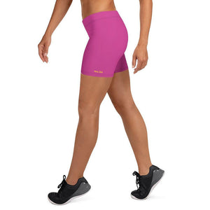 mo.be.fit hot pink women's shorts - mo.be