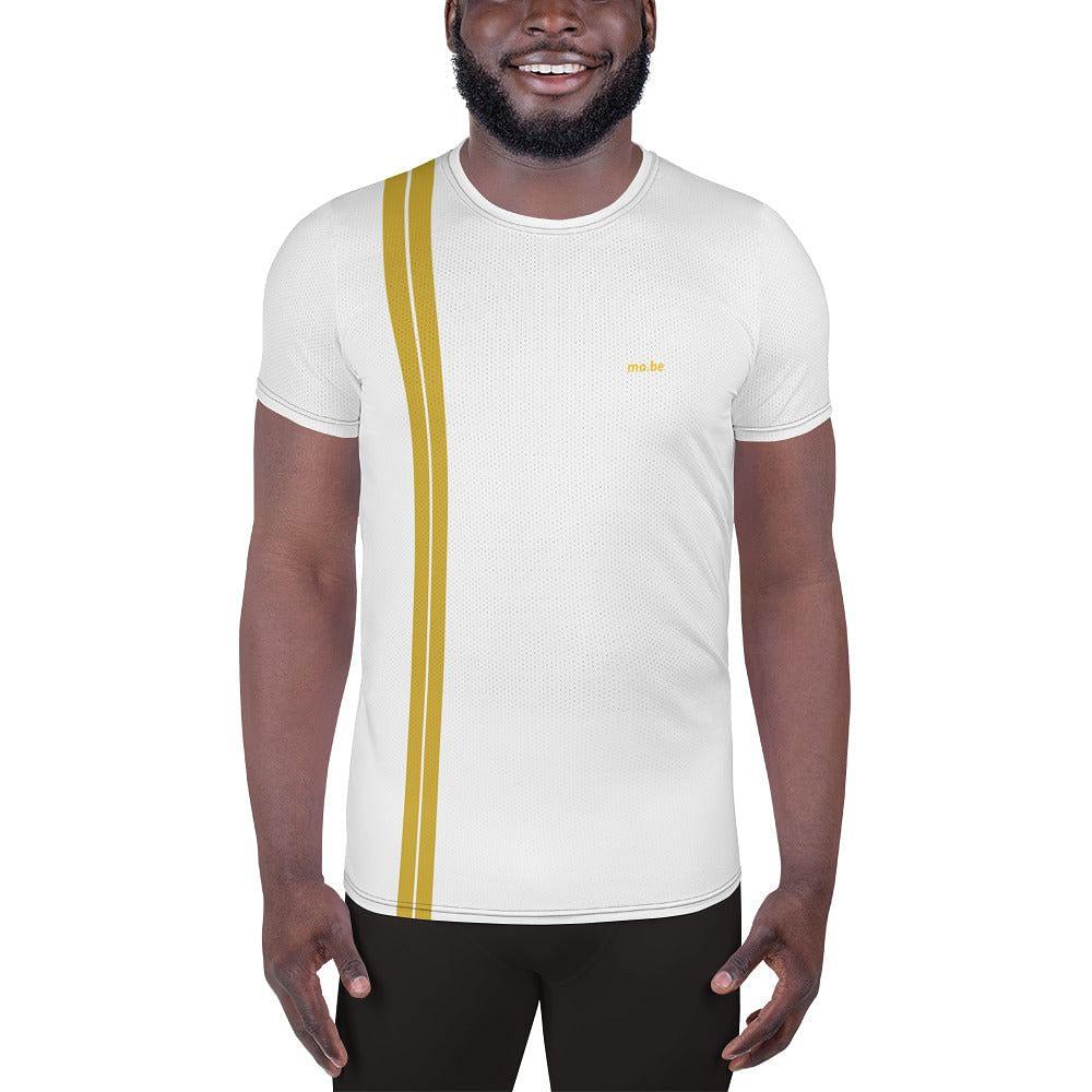 mo.be.fit 2 white athletic t-shirt - mo.be