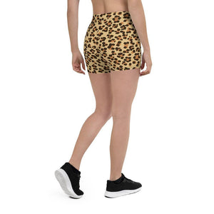 women's leopard shorts - mo.be