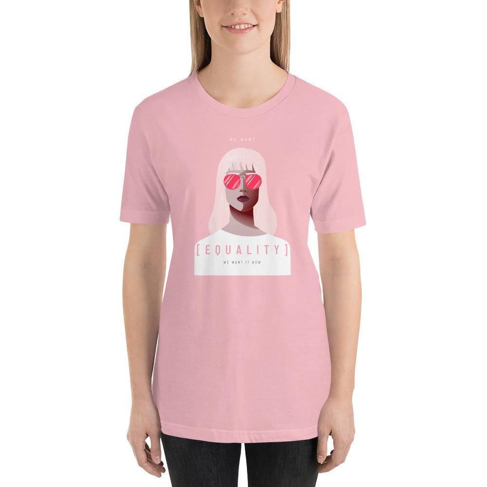 we want equality now women's t-shirt - mo.be