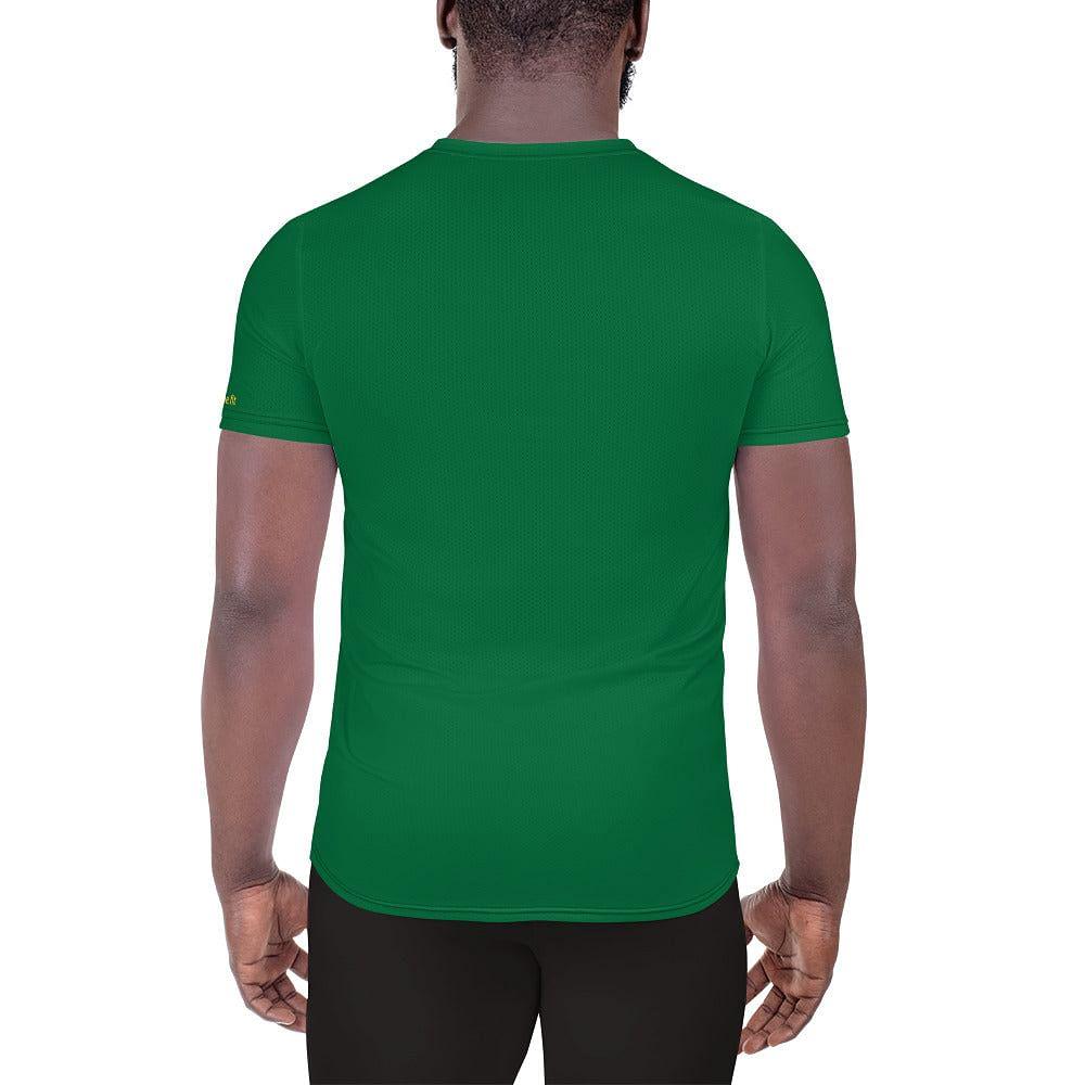mo.be.fit plaingreen athletic fit t-shirt - mo.be