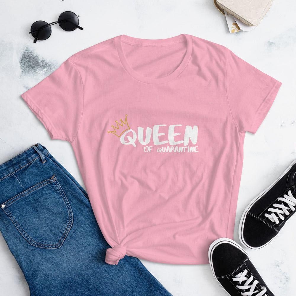 queen of quarantine women's t-shirt - mo.be