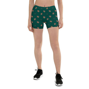 women's ginger bread print shorts - mo.be